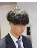高速ギリギリ?!ゆるめ波パーマ