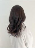 ナチュラルベージュ×髪質改善カラー×レイヤースタイル
