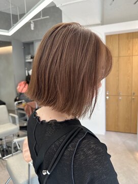 ソワ 錦糸町(soi) タッセルボブ_ 前髪パーマグレーベージュ