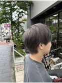 ナチュラルマッシュでシルバーカラー