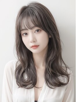 リン(Lin.)の写真/【カットカラー＋抗酸化トリートメント￥8800】レイヤーカット/韓国くびれヘアで小顔効果◎[ブリーチ/韓国]
