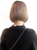 リル バイ ジルブラン(Lil by JIL BLAN) ショートボブグレージュハイライトレイヤーカット髪質改善