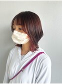 松山市/10代/20代/30代/40代/ピンクベージュ×ピンクインナー