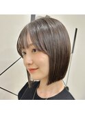 パツっとボブ/切りっぱなしボブ