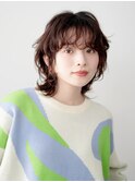 顔まわりで差がつく大人可愛いマッシュウルフ