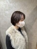 ロウ 町田(ROW)&nbsp;ショートボブ×グレージュ