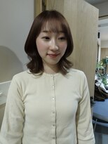 メゾンシアー(Maison Sheer) チョコレートブラウン/くびれボブ