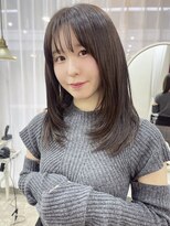 エトネ ヘアーサロン 仙台駅前(eTONe hair salon)&nbsp;［ eTONe ］ナチュラルワンカールlayer × olive brown