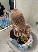 くびれヘア、ハイライトカラー