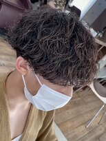 キングオブヘアバイノイズアンドフィフス 京都駅前店(KING of hair by NOISM&fifth)&nbsp;メンズ波巻きスパイラルパーマシャドウパーマツイストパーマ緩め