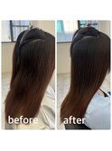 美髪縮毛矯正（リタッチ）