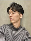 men's/メンズ/フェザーパーマ/サーフカール/ブルーブラック/原宿