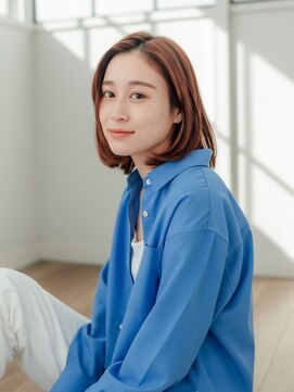 コトナ 越谷店 ツヤ髪ミディアムボブ/チョコレートブラウン/20代30代/越谷