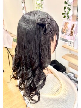 ジェシータ 品川駅前店(GESHITA) ハーフツインリボン　【品川／ヘアセット／着付】