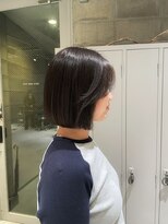 アイデンアンドティティ(IDEN AND TITY)&nbsp;オリーブグレー×ぷつっとボブ