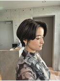 ハンサムショート×主張し過ぎないハイライト