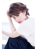イロドリ ヘアーデザイン(IRODORI hair design)&nbsp;IRODORI　　かきあげバンク×外はねショート3　［西尾一寛］