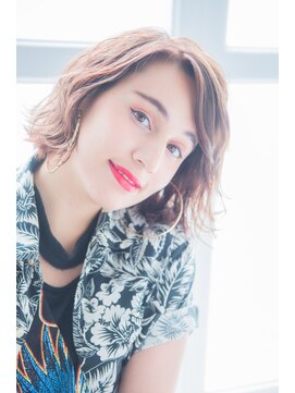 ミエル ヘア 新宿(miel hair) 【mielhair新宿本店】ラフな抜け感外ハネボブ