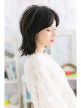 ミック ヘアアンドビューティー 大山店(miq  Hair&Beauty) 外ハネ大人ハンサムミディb