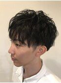 ショートマッシュ/トップパーマ