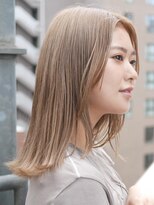 アース 三軒茶屋店(HAIR&MAKE EARTH) 三軒茶屋_ストレート_レイヤー_ブロンド_ホワイト_ハイトーン_