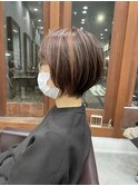 丸みショートボブ