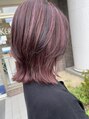 カペリベラ CapelliBella 香里園店 ハイライト×ローライト×ラベンダーピンク