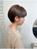 乾かしただけでまとまるショートボブ!水天宮前