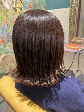 ムーン(moon) #ふんわりカール#ショコラアッシュ#ヘルシースタイル