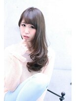 リル 西宮(LiL') 【LiL'西宮】リラクシーナチュラルロング_フォギーベージュ