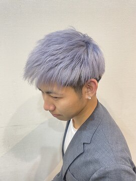 タバ ヘアー トウアン(taba hair touan) 色落ちホワイトカラー