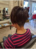 刈り上げショートボブ