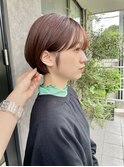 表参道ショートボブインナーカラー10代20代30代