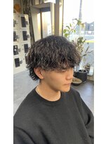 クロー(CROW)&nbsp;チビウルフ×波巻きパーマ