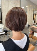 透明感ダークグレージュ×絶壁解消×小顔レイヤーカット20代30代