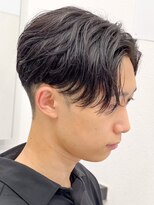 エルマーク 梅田(L-MARK)&nbsp;センターパートニュアンスパーマ韓国カルマパーマコンマヘア