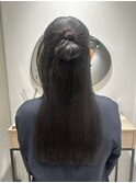 【ヘアセット】カチモリハーフアップ/着物