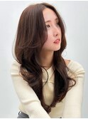 【La fith】マロングレージュ×カーテンバング