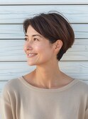 ★似合わせこなれミディグラレイヤー小顔大人ショート