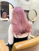 ソルトウォーター(SALT WATER)&nbsp;ピンクベージュ/似合わせカット/レイヤー/ブリーチ/恵比寿代官山