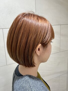 ピークアブー アヴェダ 池袋東武(PEEK-A-BOO AVEDA) うるツヤ内巻きボブ美髪20代30代40代◎暖色系カラー