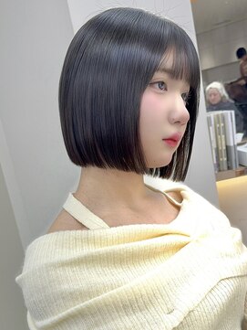 ロンドガーネット 池袋(Lond garnet) ミニウルフレイヤーカット顔周り前髪韓国ミディアムロング/池袋