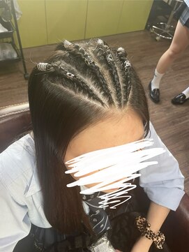 ルーキス(LUCIS) コーンロウ　体育祭アレンジ　おそろい