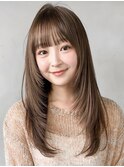 ミニウルフうるツヤ似合わせカット愛され前髪デジタルパーマ