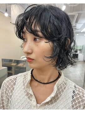 アネンド(anend) レイヤーボブ/ニュアンスパーマ