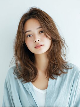 ニスル 町田店(NISURU) 似合わせカット/大人ガーリー/ダークアッシュ/着物/町田/町田駅