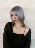 アイスブルー/レイヤーボブ　M