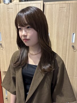 ローレンジウ(LOREN JU) 透明感髪質改善ベージュダブルカラーミルクティーグレージュ