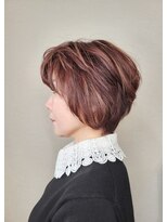 松本平太郎美容室 国立店&nbsp;40代50代60代×ショートレイヤー×イノアカラー×ハイライト