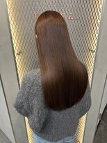 スリーバイベルベット(THREE...by velvet)&nbsp;ダブルカラー♪ブリーチなしカラー/顔周りカット/艶カラー